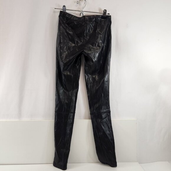 Wilfred Black Faux Leather Pants Leggings Size XS - Picture 7 of 13